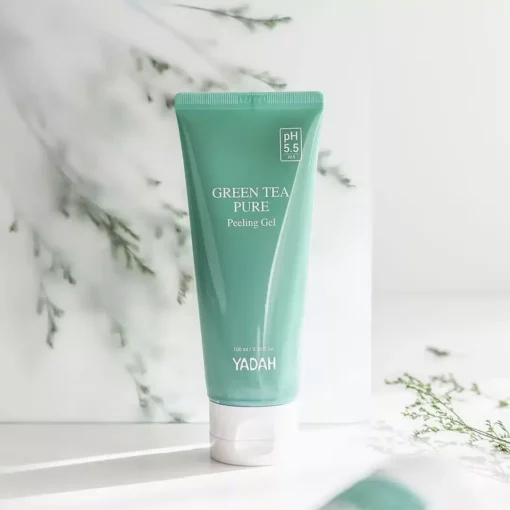 Gel peeling à la poudre de thé vert 100ml YADAH 4