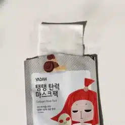 Masque tissu à la bave d'escargot et collagène YADAH 3