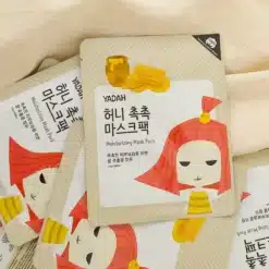 Masque tissu à l'extrait de miel pour visage YADAH 2