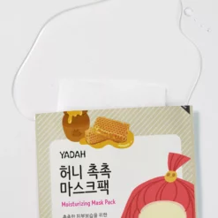 Masque tissu à l'extrait de miel pour visage YADAH 4