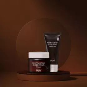 Gel Nettoyant Démaquillant + Crème Super Revitalisante à l'extrait de bave d'escargot